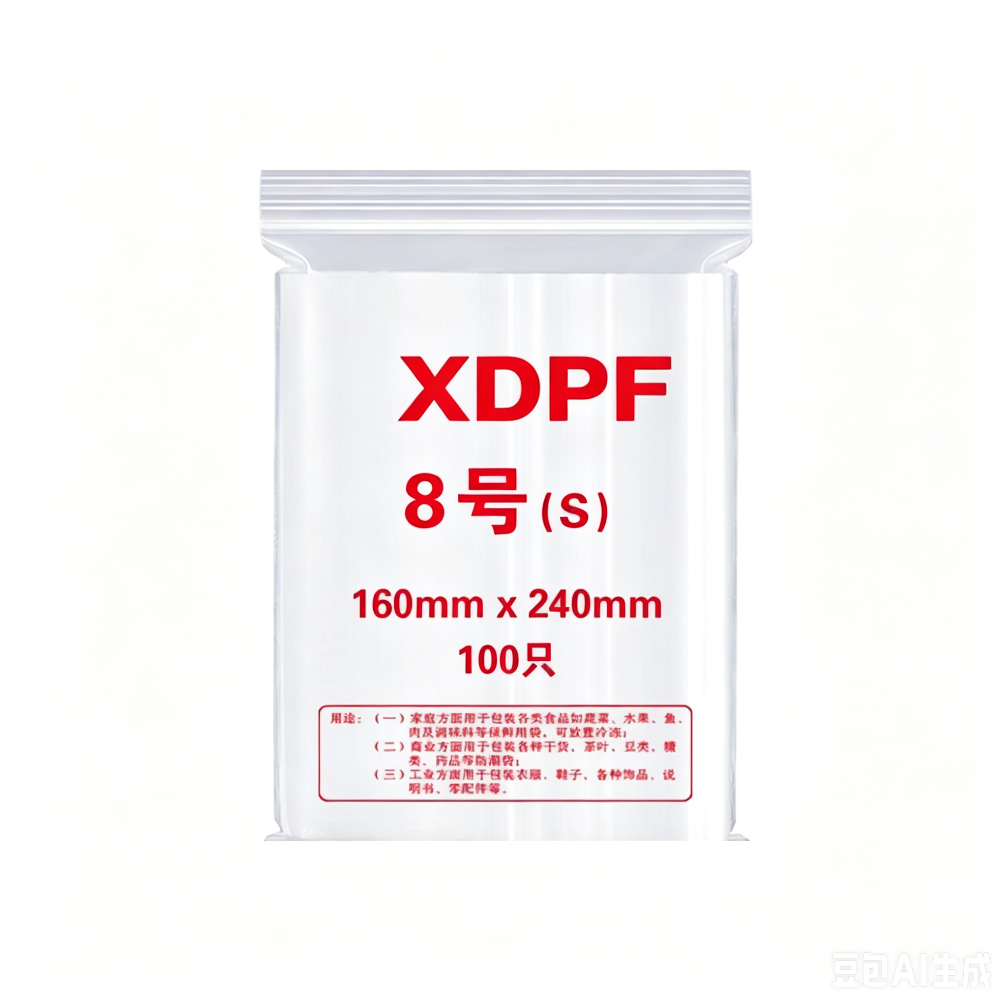 透明普通自封袋
